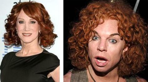 Kathy Griffin and Carrot Top